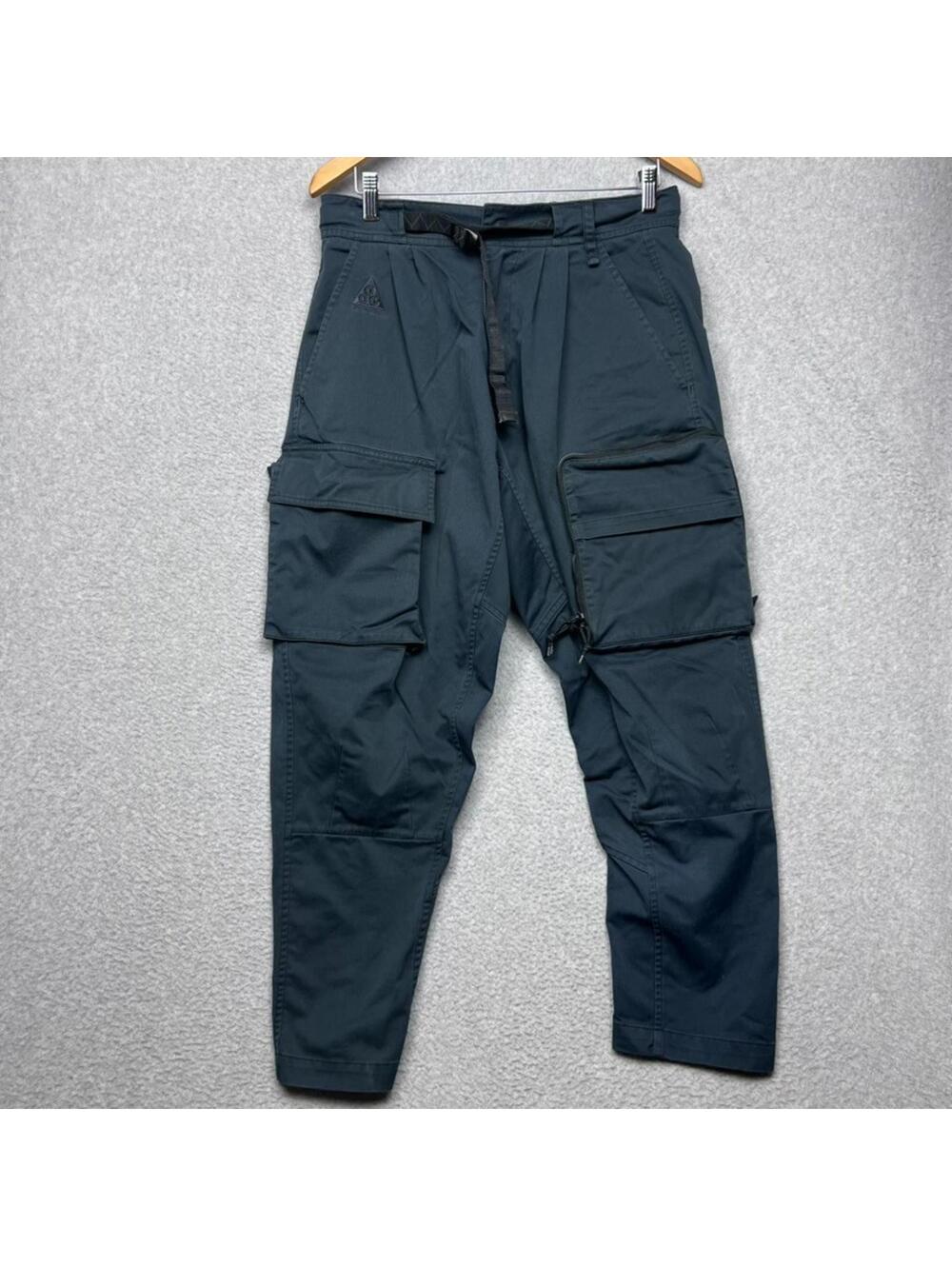 Nike ACG Cargo Pants Belted Techwear Gorpcore Mens S Streetwear Utility 90s Y2k